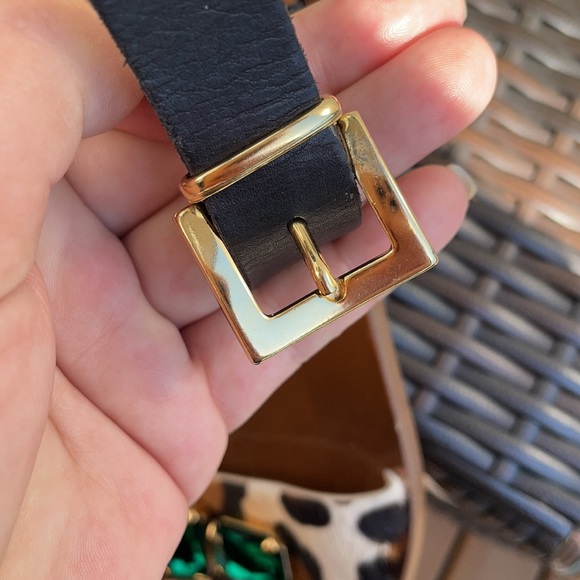 Shoes with Green Stones Size 9 - Picture 7 of 16